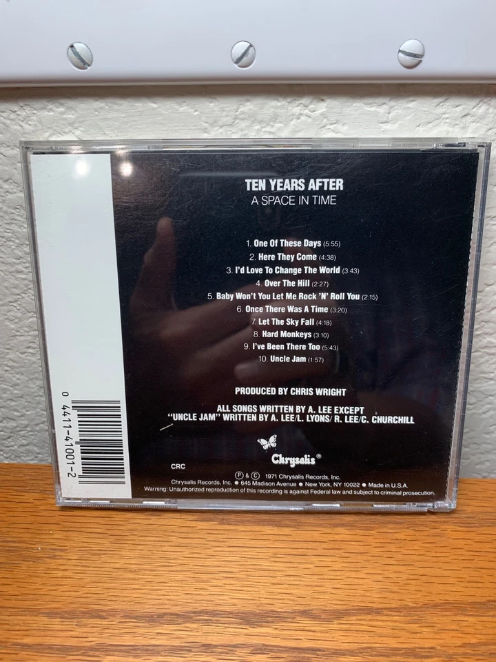 Ten Years After A Space In Time CD Chrysalis VK 41001 Alvin Lee RARE (Very Good) - Image 2 of 4