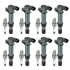 SYKRSS Set of 8 Ignition Coil Pack UF270 and Iridium Spark Plugs 4503 Compatible