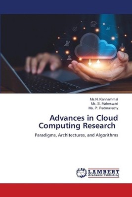 Advances in Cloud Computing Research by MS N. Kannammal Paperback Book