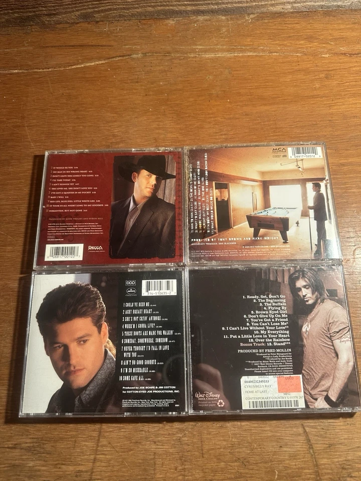 Lot Of 4 Country CDs 2 Gary Allan & 2 Billy Ray Cyrus Foto 2 de 4