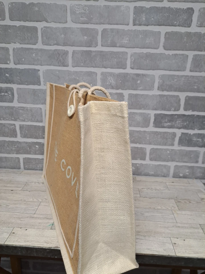 Bolso de Mano Playa THE COVE Souvenier Tejido Yute 20" x 14" Foto 4 de 4