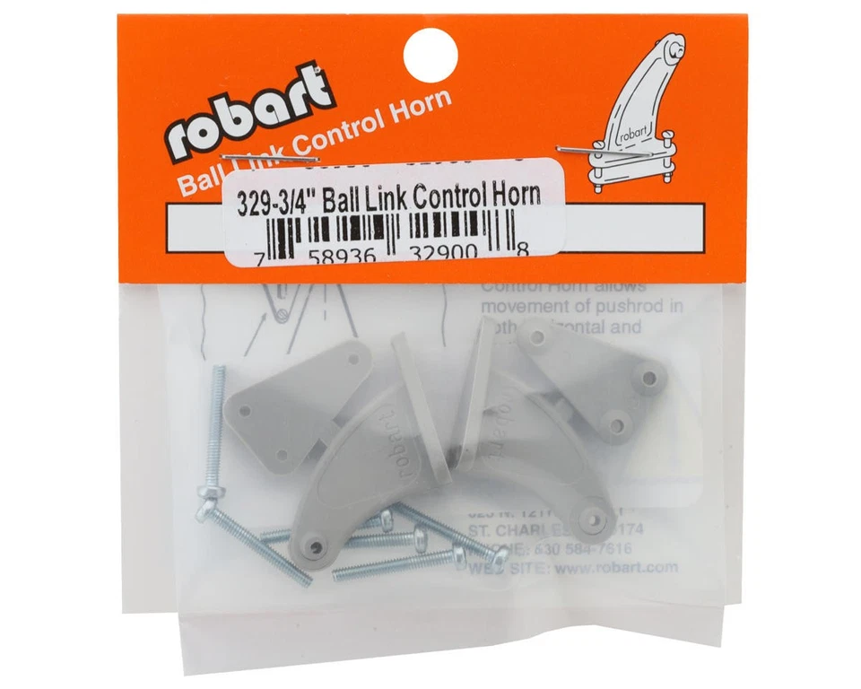 Robart 3/4" Ball Control Horn (2) [ROB329] - Image 2 of 2