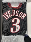 Allen Iverson signed M&N Authentic 2001 Philadelphia 76ers NBA Finals Jersey JSA