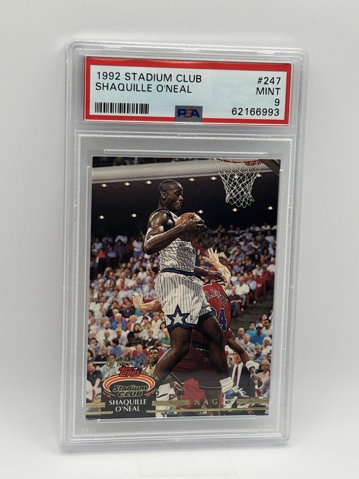 1992-93 Topps Stadium Club - Members Only #247 Shaquille O'Neal (RC) PSA 9 Mint