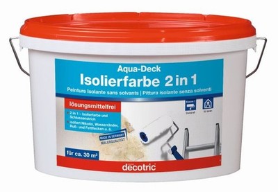Decotric Aqua-Deck Isolierweiß 5 L weiß  Wandfarbe