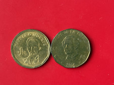 Dominican Republic 1 Peso 2014, 1 Peso 2022 Hard to find