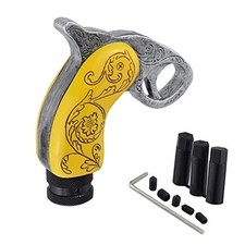 Shifter Knob, Car Gear Stick Shift Knobs Replcements Fit for Most Manual Yellow