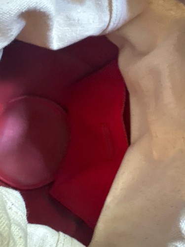 Madewell Red Leather Bucket Bag With Drawstring Closure - Picture 3 of 5