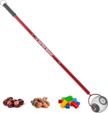 Heavy Duty Nut Gatherer Roller for Acorns Buckeyes with Ergonomic Handle and