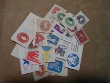 Collection lot 50 different United States cut squares