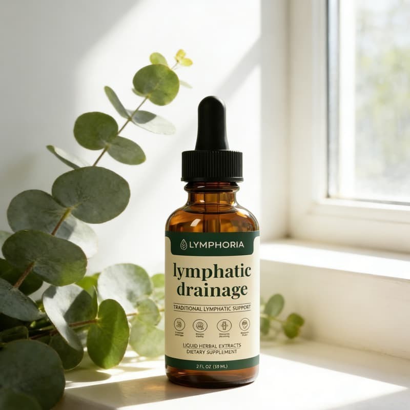 Bloat Relief - Lymphatic Drainage & Immune Support Lymphoria 59ml - Detox,