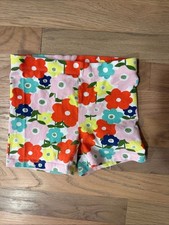 Mini Boden Floral Pink, Red, Yellow Blue Shorts