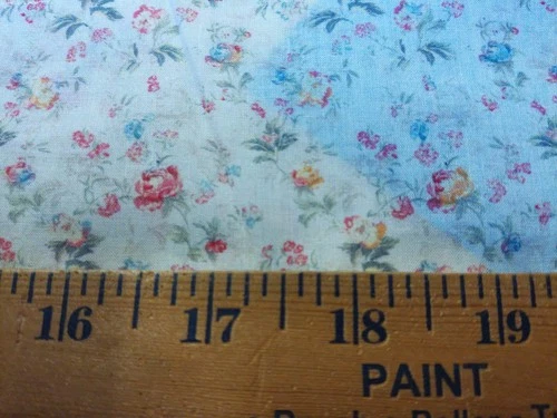 IMPORTED LEGACY LAWN~MULTI COLOR FLORAL TOSS~12"x29~SOFT~SHEER~SILKY~JAPAN image 2