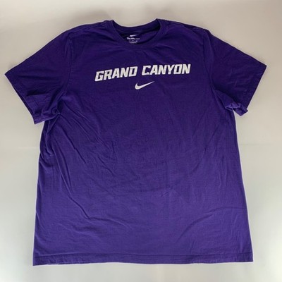 Grand Canyon University Antelopes NCAA Purple Nike Short Sleeve Shirt Mens XL