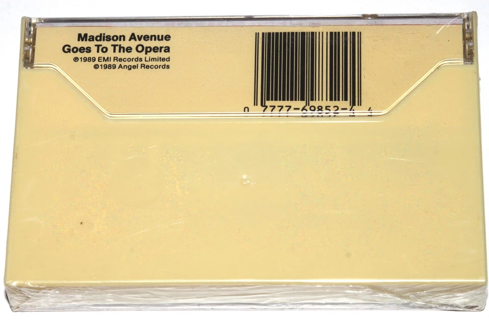 Madison Avenue Goes To The Opera (Cassette Tape 1989) Classical NEW SEALED - Image 2 of 4
