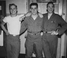 1950s Soldiers Smiling Friends Barracks Portrait Cute Attractive Handsome Men