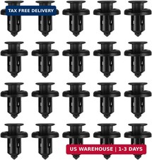 Car Front Bumper Retainer Clips, 10mm Nylon Push-Type Screws for Fixing Fenders