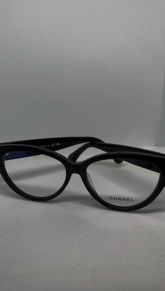 Chanel 3436 Black Cat Eyeglasses W/ Case - image 2 of 4