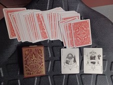Harry Potter Playing Cards Complete Deck Theory 11 Red Gold Box With Jokers...