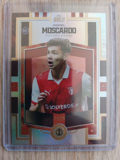 2025/26 Topps Gold UCC Gabriel Moscardo Rookie /25 Sporting Braga