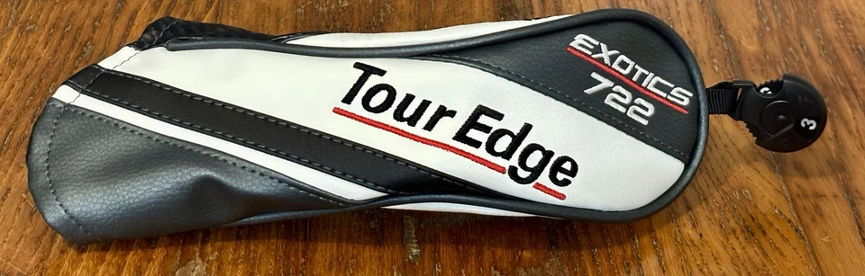 New Tour Edge Exotics 722 Fairway Metal Headcover Cover Black Red Wood