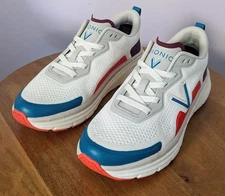 Vionic Women's 9.5 Wide Walk Max Sneaker Ivory Multi Knit Mesh