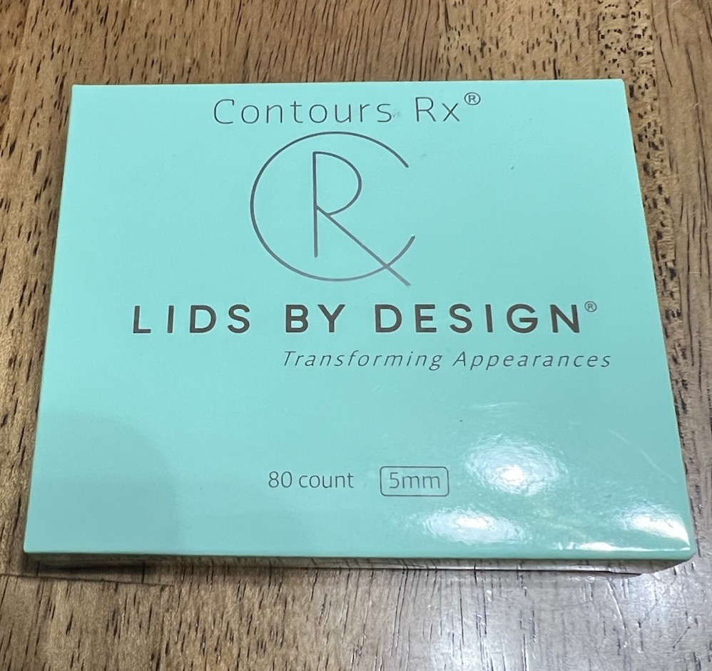 Contours Rx Lids by Design | Non-Surgical Eyelid Lift Strips 5mm 80 Count SEALED