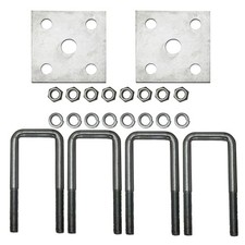 3006.7055 Single Axle Galvanized U-Bolt Kit for Mounting Boat Trailer Standard