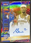 2025-26 Finest Shai Gilgeous-Alexander Masters Auto Red/Black Refractor #/10