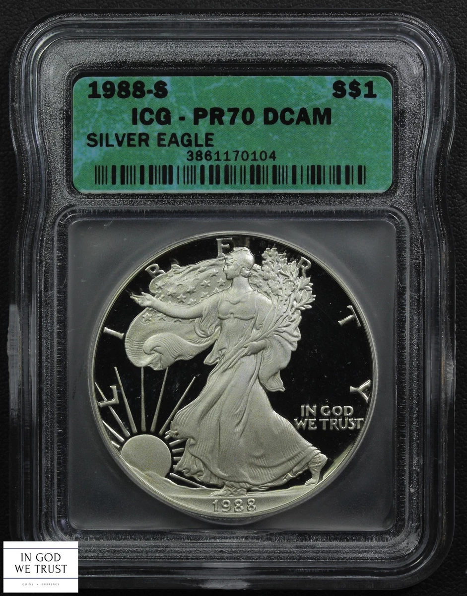ICG Certified PR 70 Silver Bullion Coins for sale | eBay