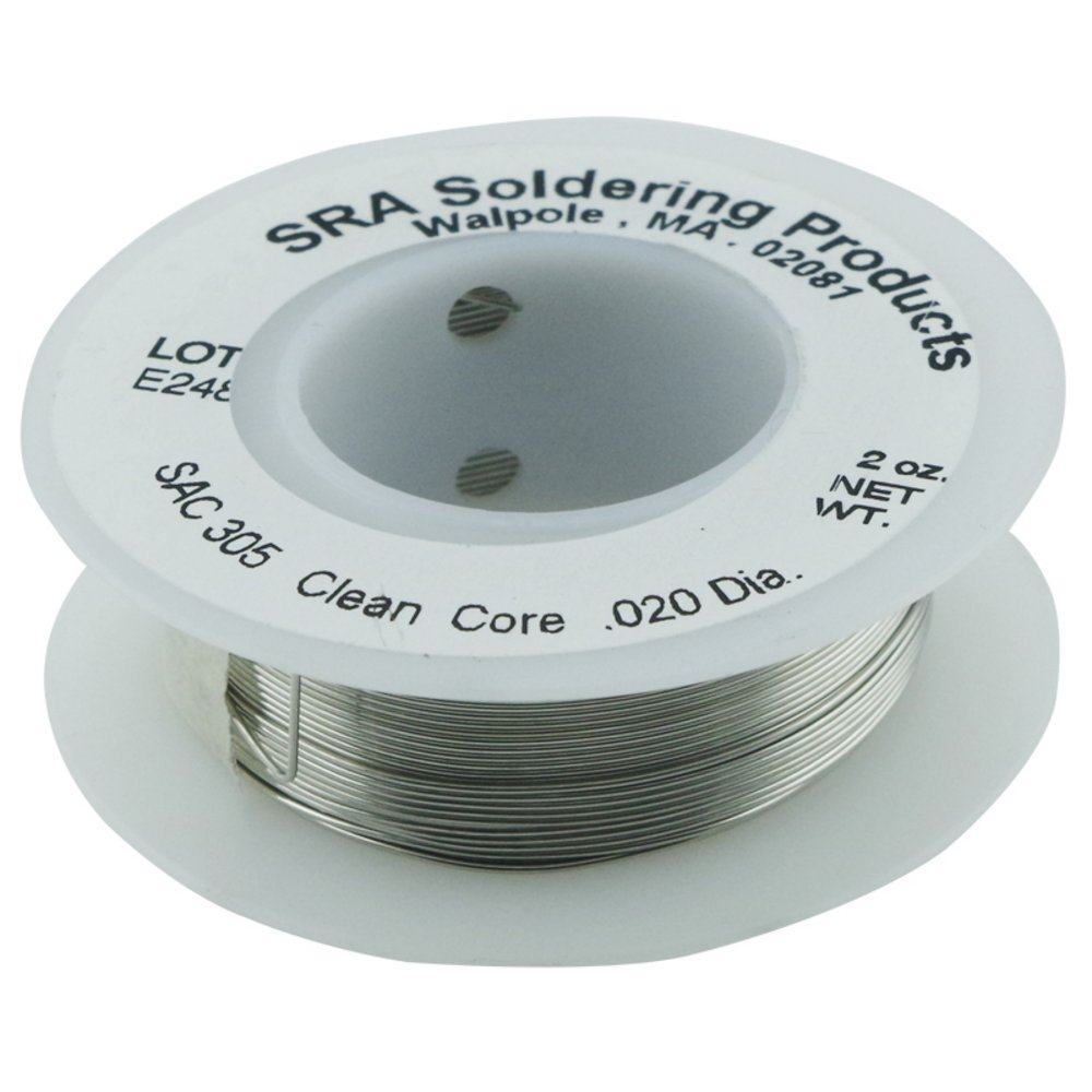 Lead Free No Clean Flux Core Silver Solder SAC305 0.5mm 57g Reel Soldering