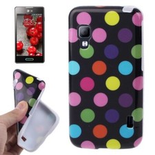Phone Case Bumper Dots Protective Case Design Cover For LG Optimus L5 II / E455