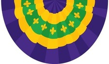 Wholesale Lot 3 Pack 3x5 ft New Orleans Mardigras Mardi Gras Bunting 3x5 Flag