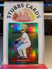 KODI WHITLEY 2021 PANINI PRIZM TIER II GREEN PARALLEL SP ROOKIE CARD #104