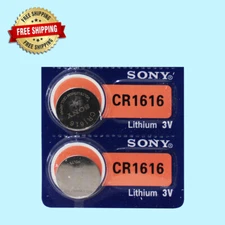 Sony CR1616 Lithium 3V Watch Battery (Exp 10/2031 )  2Pc