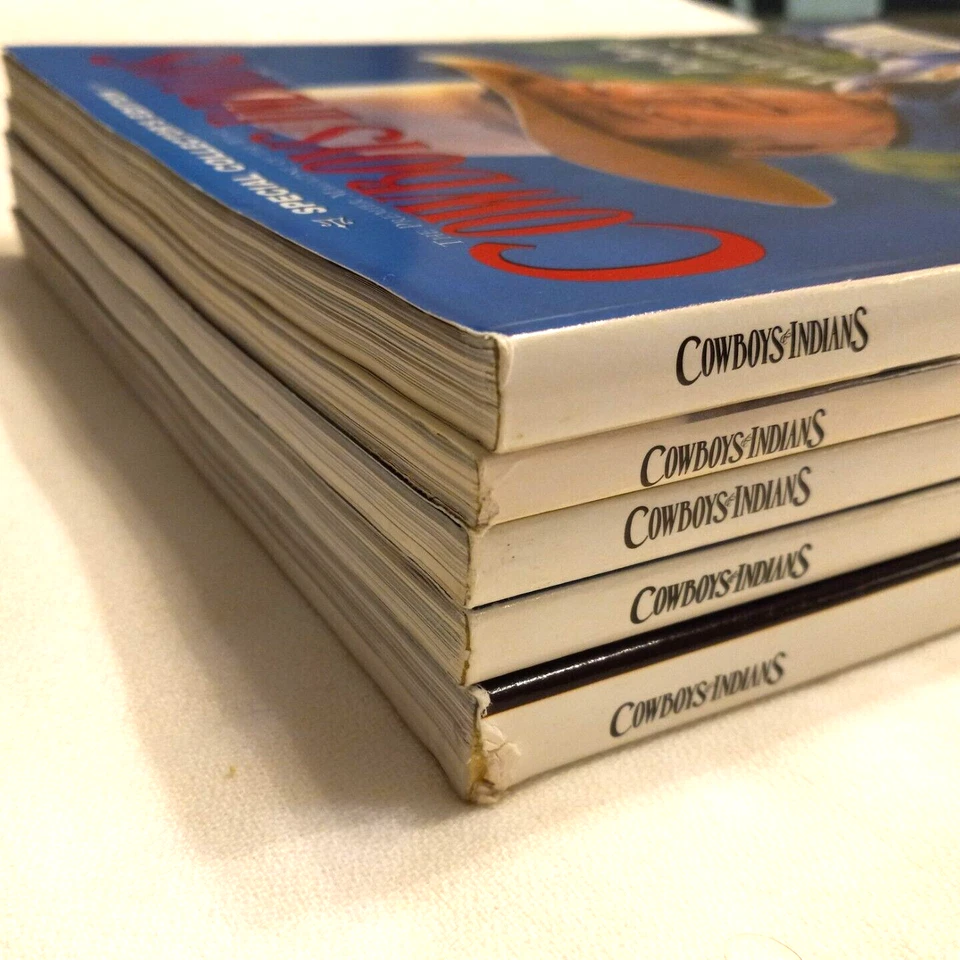 LOT OF 5 COWBOYS & INDIANS MAGAZINES 2003 & 2007 CELEBRITY COVERS & MORE - Image 2 of 4