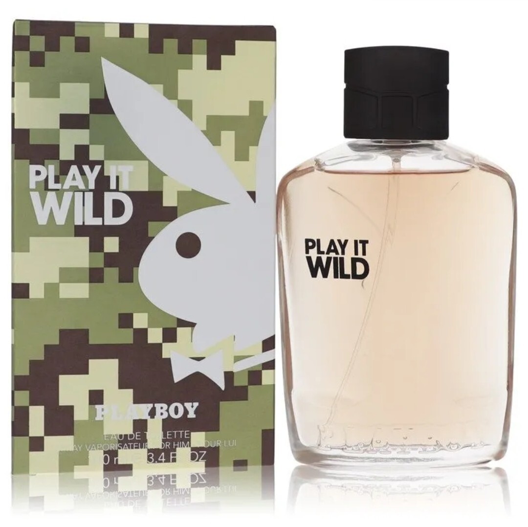 Playboy Play It Wild 3.4 oz EDT Cologne for Men New In Box