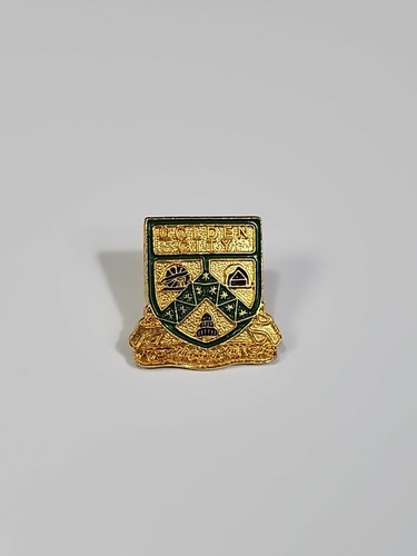 Golden City Topeka Kansas Seal Lapel Pin State Capital