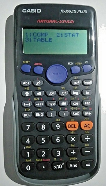 casio fx 350 es plus battery