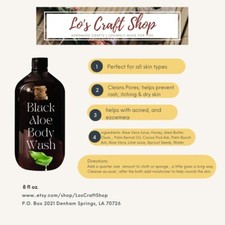 Black Aloe Body Wash 