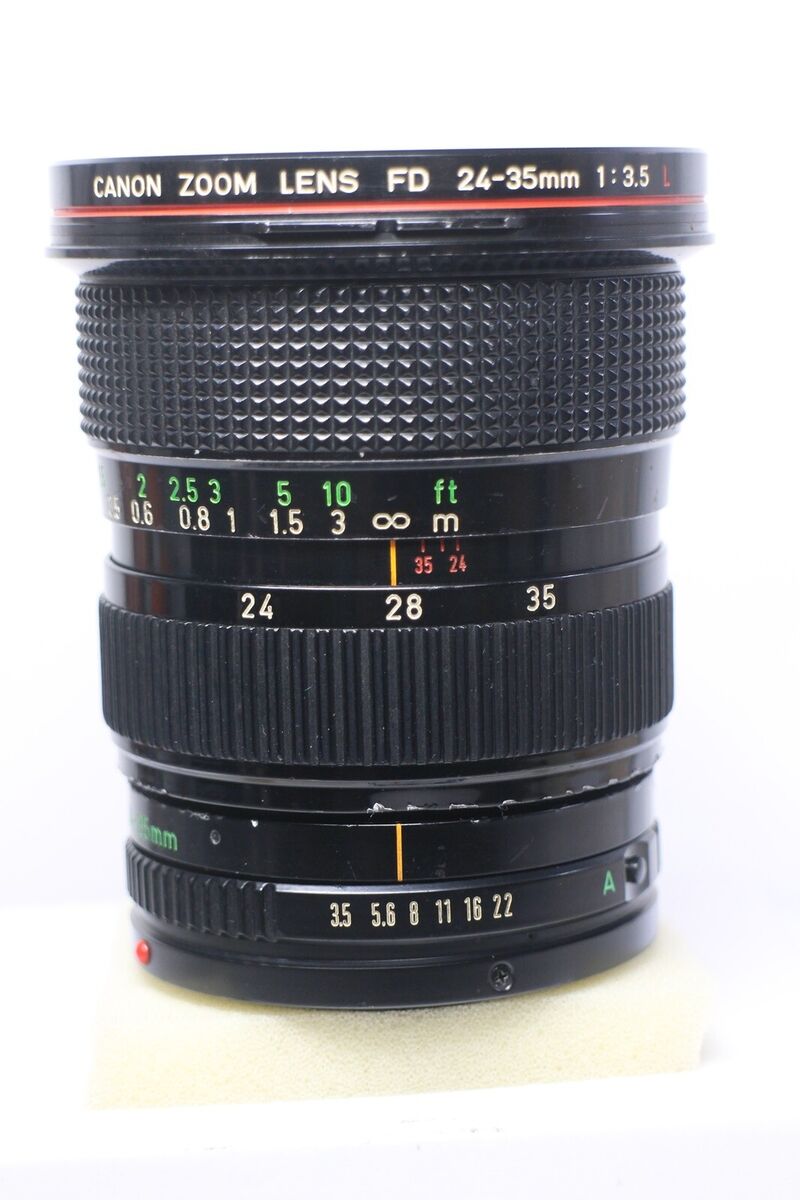 Canon NFD New FD 24-35mm F/3.5 L MF Wide Angle Zoom Lens Canon NFD New FD 24-35mm F/3.5 L MF Wide Angle Zoom Lens