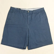 LINCS 38 x 10" Blue Cotton Chino Shorts