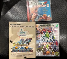 Sims 3 Seasons Expansion Pack, Vet Emergency 2, B-17 Bomber Intellivoice (R JD)