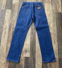 Wrangler Made in USA Western Jeans Blue Label size 11 x 30 actual W28 L29 