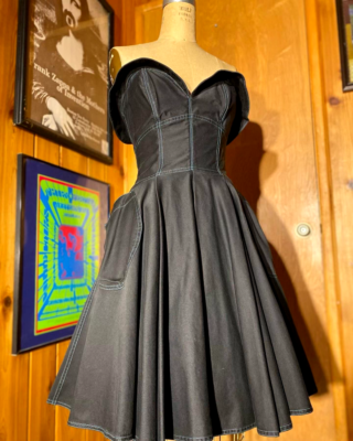 navy blue dress for baby girl Vintage Mugler Dreams — Raandoom