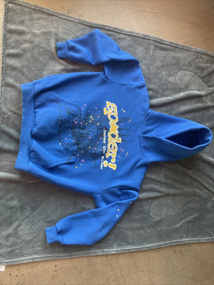 Sp5der TC Hoodie Blue | eBay