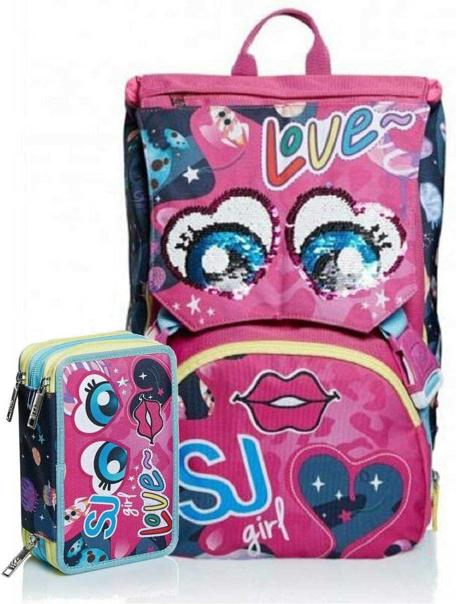 Zaino Borse cartella zainetto seven sj seven junior astuccio