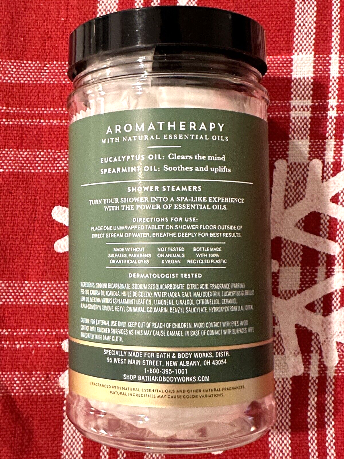 Bath & Body Works Eucalyptus Spearmint Aromatherapy 6 Shower Steamers ...