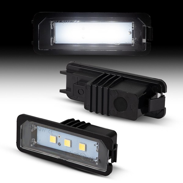 2X Led Kennzeichenbeleuchtung Nummernschild Kompatibel Mit Passend FüR VW Eos 2-image