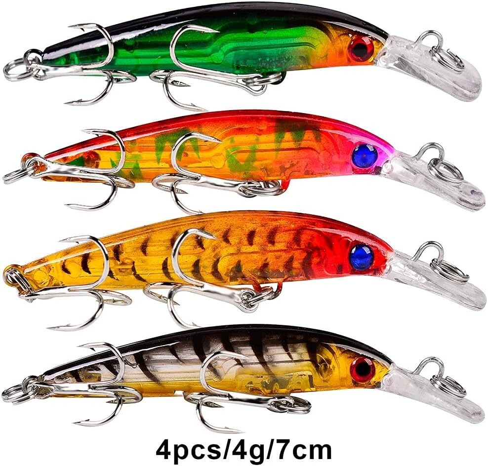 Lifelike Swimbait and Minnow Crankbait Set for Bass Pike - High-Quality Design - Image 8